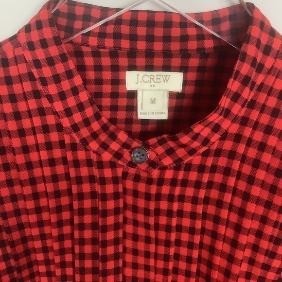 J.Crew Drapey Tuxedo Blouse Top M - Picture 4 of 12